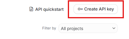 google ai studio button