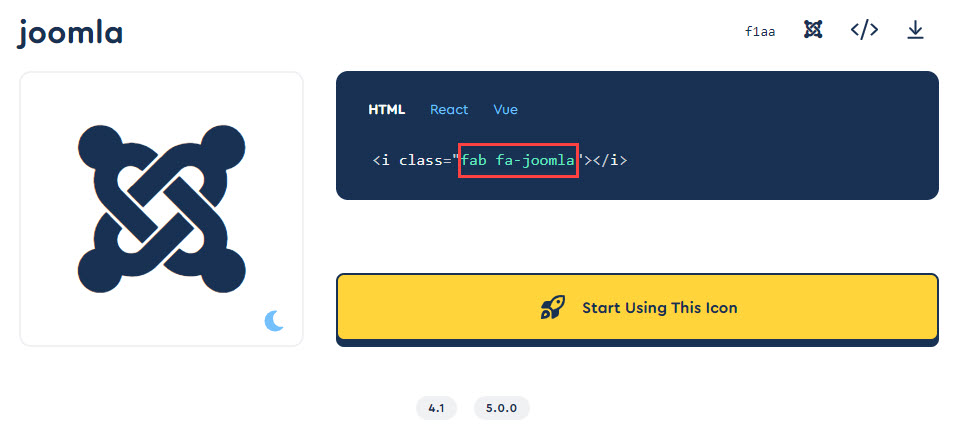 FontAwesome j4