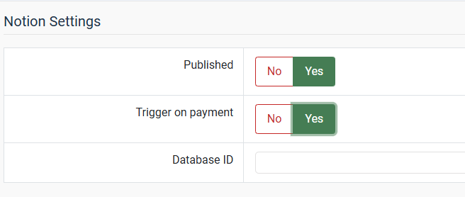 rsform notion trigger on payment